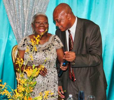 Celia Bramble celebrates 75th birthday