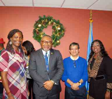 Amb. Rudolph Ten-Pow spreads cheer at Christmas luncheon|Amb. Rudolph Ten-Pow spreads cheer at Christmas luncheon|Amb. Rudolph Ten-Pow spreads cheer at Christmas luncheon