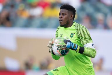 Reggae Boyz goal keepeer, Andre Blake. CONCACAF