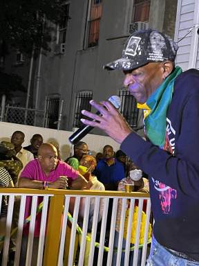 Ron Pompey performs at the inaugural ÔBig Labor Day Jam.Õ  Doug Howard