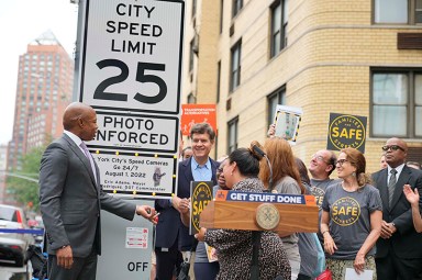 Adams 'flips the switch,' turns on speed cameras 24-7.