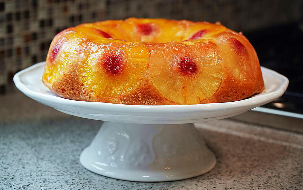 Cheater’s Pineapple Upside Down Cake.