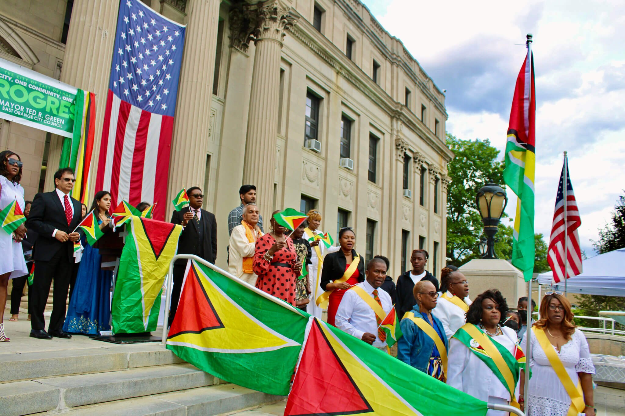 Mayor Ted R. Green lauds Guyanese as fabric of community at 57th