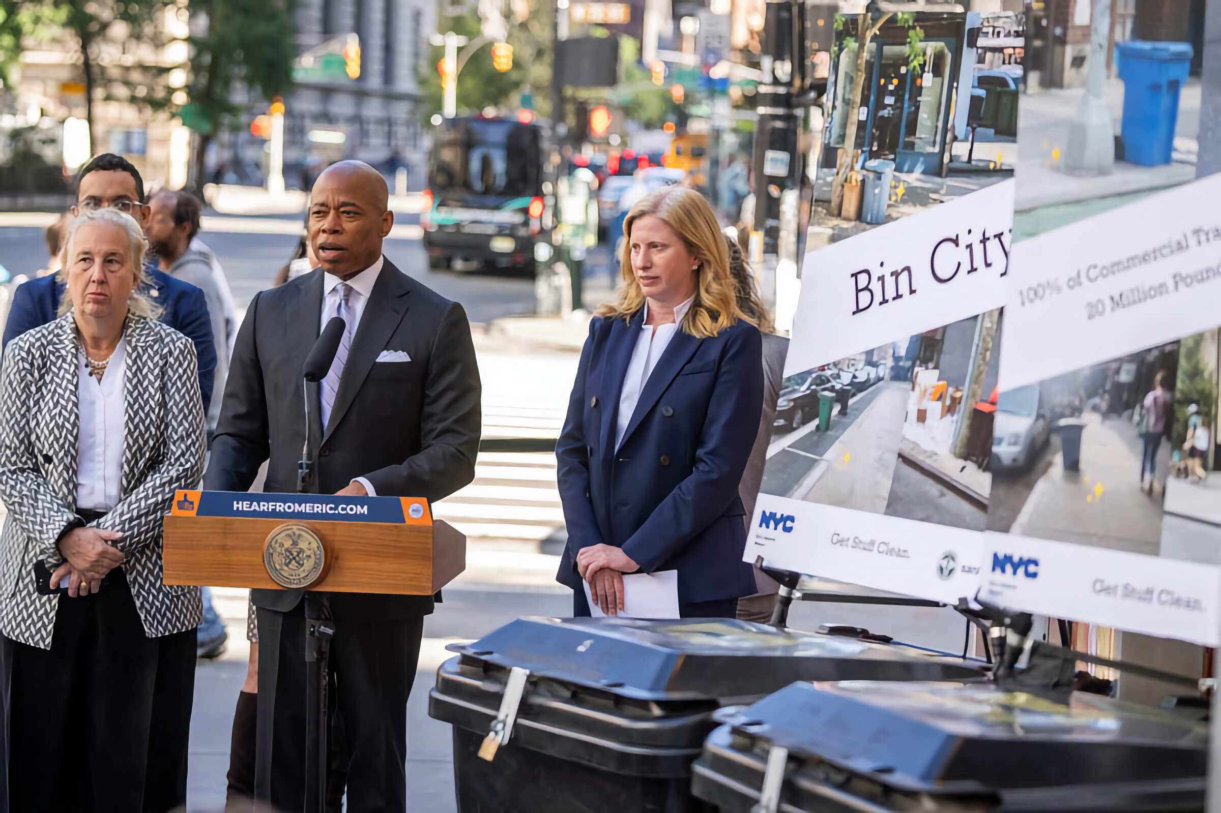 NYC to phase out black garbage bags: Mayor mandates container use for small  residential buildings starting next fall