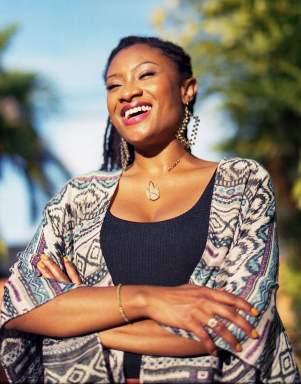 Michelle Wiltshire who is based in Miami is the founder of the wellness company Wasabi and Well, for Black women.