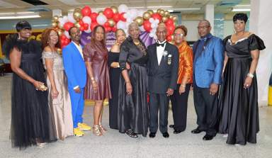 Members of the Convention Special Committee:From left, Sis. Donnett Williams; Sis. Shirley Carmino; Edson Georges; Sis Xiomara Cortez; Sis Ricci Magette - treasurer; Sis Hyacinth Robinson-Goldson, chairperson; Rt Hon Glenver Jones, grand deputy master; Sis Elfrida Nowell - secretary; Orlando Maxwell; and Sis. Bernadette Chang. Absent: Sis Helen Rodney.