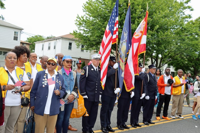 The Honor Guard at the Memorial Day Parade in Canarsie.