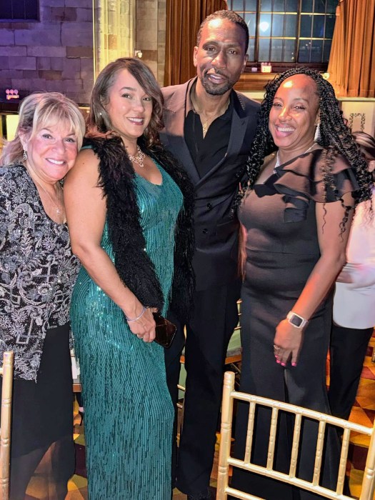 Ann Andreas, business development manager-Couples Resorts; Victoria Harper, district sales manager-JTB; Leon - actor and DeAna Haywood-Top 50 Jamaica Travel Specialist.