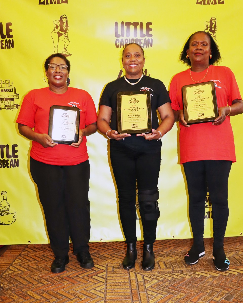 Bake and Things, from left: Grenadian Antoinette Alexander-Saffian, Jamaican Patricia Davidson and Trinidadian Vianny Bishop.