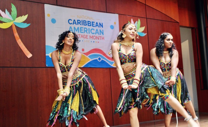 Dancers from the Natraj Center for the Performing Arts, wowed the audience with their infectious movements at the first Caribbean American Heritage celebration hosted by the Queens County Supreme Court, Criminal Term's Equal Justice Committee, in partnership with Borough President Donavan Richards, in Queens on June 11.