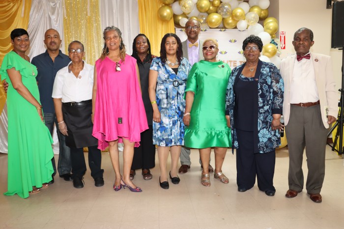 Members of St. Vincent and the Grenadines Progressive Organization of New York (SPOONY).