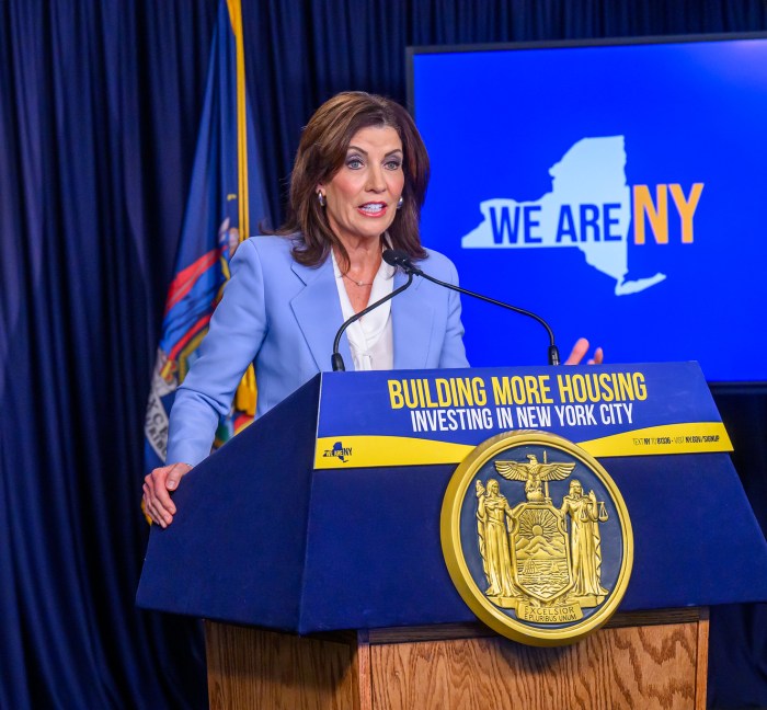 Governor Kathy Hochul unveils Liberty Landing, a transformative project to convert the state-owned 100,000 square-foot former Bayview Correctional Facility in Manhattan into affordable housing for low-income residents and supportive housing for formerly incarcerated individuals reentering the community. The proposed project, a joint venture between Camber Property Group and Osborne Association, would invest over $108 million in West Chelsea and provide 124 permanently affordable housing units and on-site supportive services.