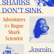 Book cover of “Sharks Don’t Sink” By Jasmin Graham.