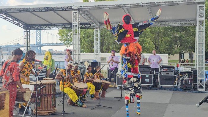 Universal Dance and Drum Ensemble performs at the South Jersey Caribbean Festival.