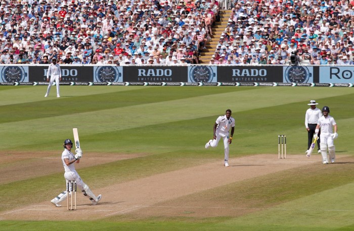 Cricket - Third Test - England v West Indies - Edgbaston Cricket Ground, Birmingham, Britain - July 28, 2024 England's Ben Stokes in action