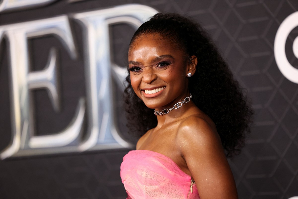 Cast member Dominique Thorne attends a premiere for the film Black Panther: Wakanda Forever in Los Angeles, California, U.S., October 26, 2022.