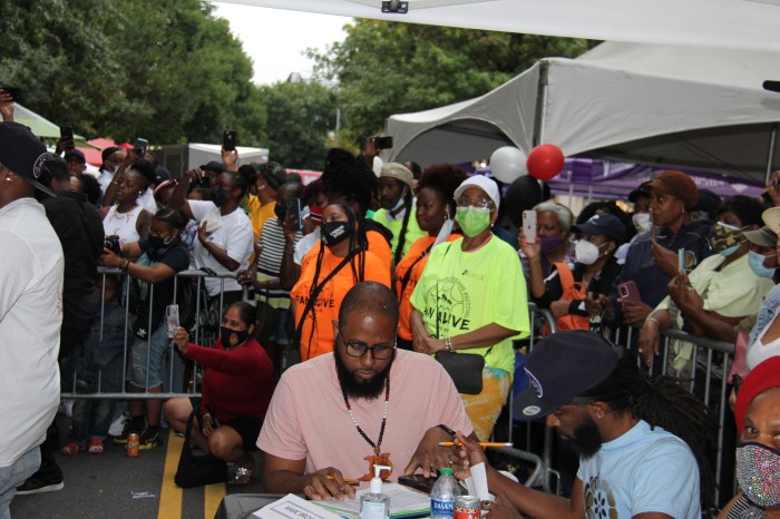 Pan Aficionados taking in the action during CLACC-C 8th annual Pan Fest in August 2021.