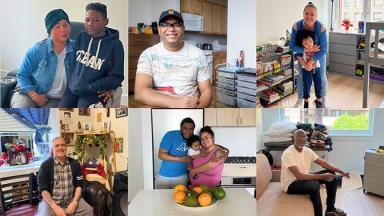 Patients who found their new home through NYC Health Hospitals’ Housing for Health initiative