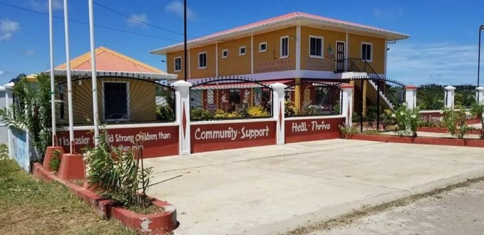 The Humanitarian Mission's training facility in Berbice, dedicated to empowerment and skill development.