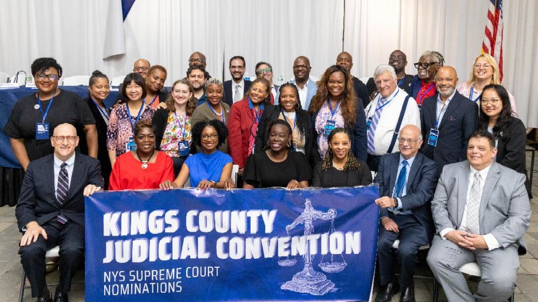 The NYS Supreme Court Nominees, Brooklyn Democratic Party District Leaders, and Executive Committee are celebrating a successful convention.