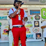 Ryan Royston Linton, aka Gucci Boss during a recent performance at Lady Ira's Family Fun Day in Orange, NJ.