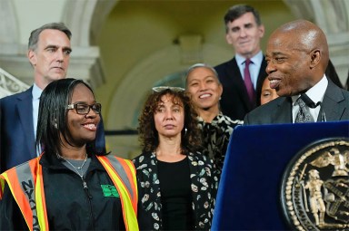 Mayor Eric Adams celebrates another year of making New York City safer, cleaner, and more affordable for hardworking New Yorkers.