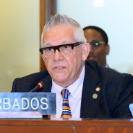 Victor Fernandes, Ambassador, Permanent Representative of Barbados to the OAS.