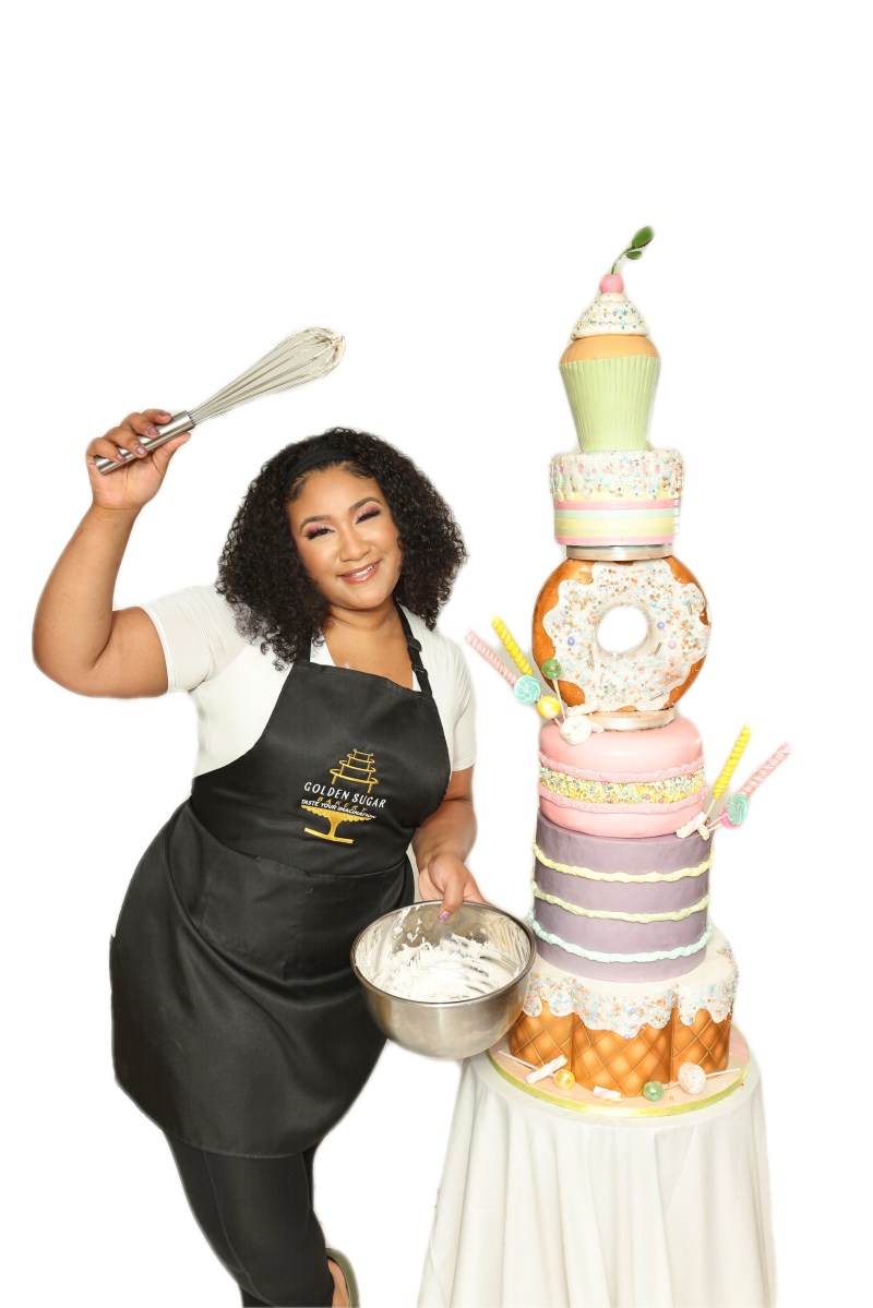 Sabrina Wright, owner of Golden Sugar Bakery, is lovingly known by her customers as the “Cake Lady.”