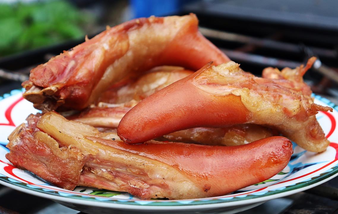 Incredible Smoked Pigtails recipe.