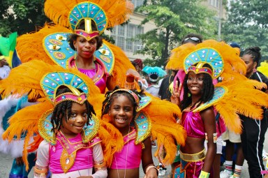 Mas Productions United showcased Chromatic Kingdom in Crown Heights, Brooklyn, during the Junior carnival competition on Aug. 31.