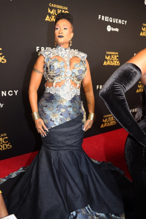 Barbadian soca singer Alison Hinds at the 2nd Annual Caribbean Music Awards (CMA) at Kings Theatre on Flatbush Avenue in Brooklyn.