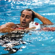 Dylan Carter of Trinidad and Tobago reacts after winning the Men's 50m Freestyle Final during day one of the World Aquatics Swimming World Cup 2024 Shanghai stop at Oriental Sports Center on Oct.18, 2024 in Shanghai, China.