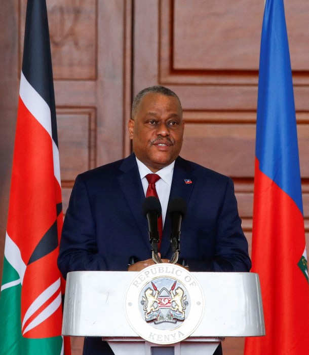 Haitian Prime Minister Garry Conille.