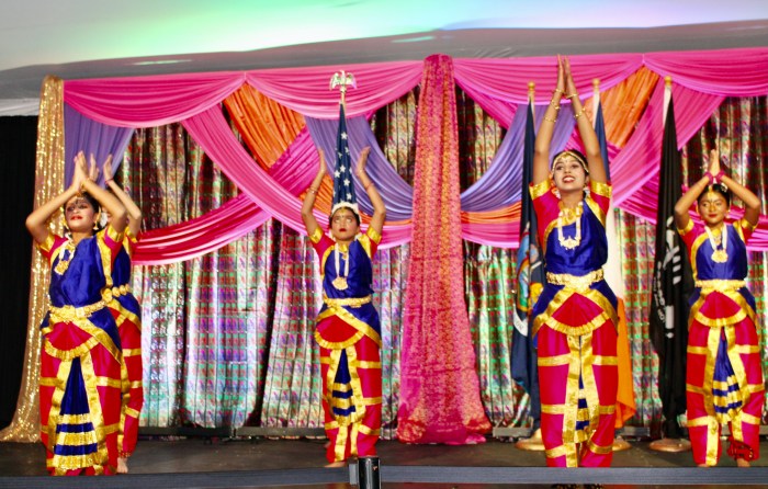 Young dancers go through their paces during a colorful performance at Gracie Mansion in Manhattan to commemorate Diwali, the festival of lights on the Hindu calendar, observed on Oct. 31.