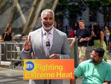 MTA interim New York City Transit President Demetrius Crichlow.