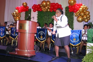 Trinidad and Tobago Police officer sings "Woman on the Bass.”