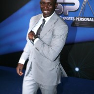 Dwight Yorke arrives at BBC Sports Personality Awards on Dec. 19, 2010 in Birmingham, England.