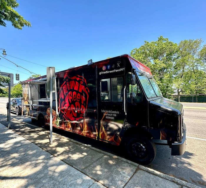 Trini Street Food Truck is located at 2034 Green Acres Rd. W, Valley Stream, Long Island. 