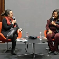 Screenshot of Jeanne (she/her) left, and Zinga Fraser (she/her), in conversation at the Brooklyn Public Library’s Center Brooklyn History (BPL-CBH) on Dec. 12.