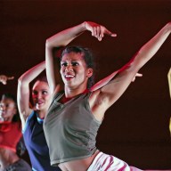 NEW YORK, NEW YORK - MARCH 29: (L-R) Dancers Courtney Celeste Spears, Samantha Barriento, Courtney Ross and Nathaniel Hunt perform during Ailey II's New York Season dress rehearsal at The Alvin Ailey Citigroup Theater on March 29, 2016 in New York City.