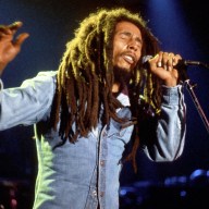 The late reggae icon Bob Marley.