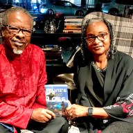 Dr. Ivelaw Griffith and his partner of 40 years, Francille, at a book signing in Manhattan, New York.