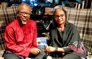 Dr. Ivelaw Griffith and his partner of 40 years, Francille, at a book signing in Manhattan, New York.