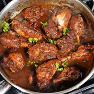 Jerk Stewed Chicken Recipe.