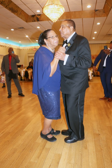 Martin and Margaret Clement dance to Jim Reeves' 'I Can't Stop Loving You.’