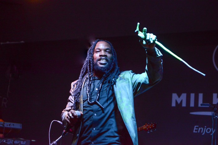 Jamaican Reggae singer Bushman.