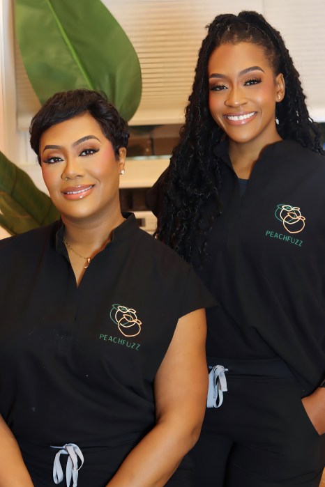 Sisters Keisha Wagner-Gaymon and Kristin Wagner are founders of PeachFuzz.