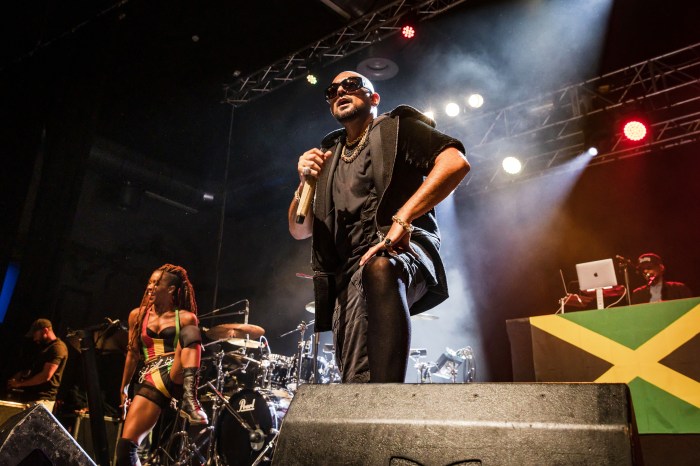 Jamaican singer Sean Paul performs live on stage during a concert at the Huxleys on July 6, 2022 in Berlin, Germany