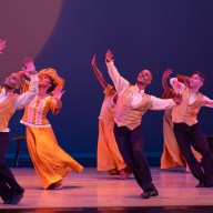 Alvin Ailey American Dance Theater in Alvin Aileys Revelations.