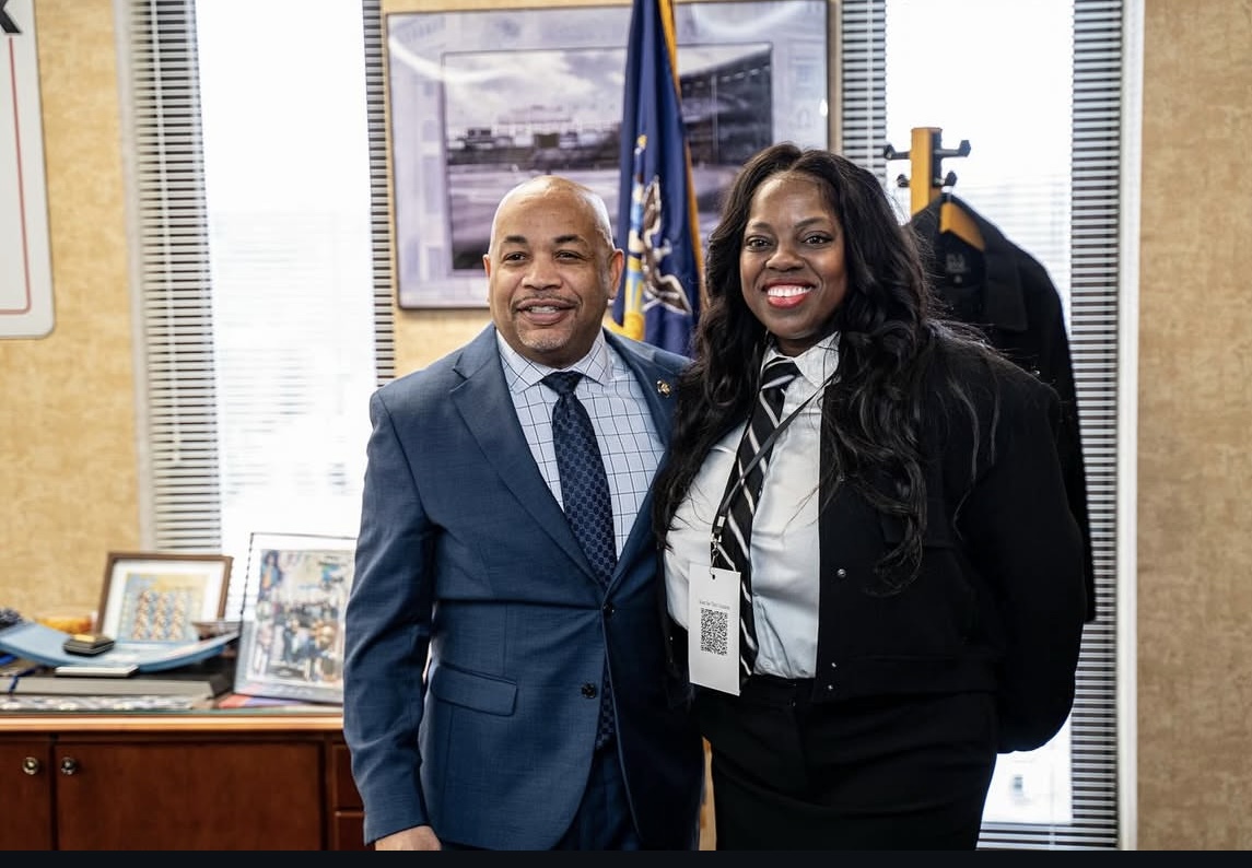 On the right its Charlene Gayle and the left is Carl E.Heastie, Speaker of the New York State Assembly and board member of the New York State Association of Black, Puerto Rican, Hispanic, and Asian Legislators, Inc., (NYSABPRHAL). 